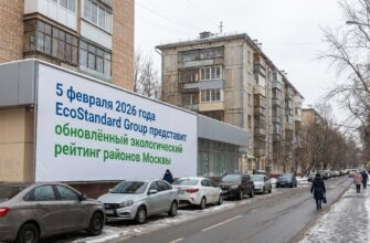 Экологический рейтинг районов Москвы 2026 от EcoStandard Group