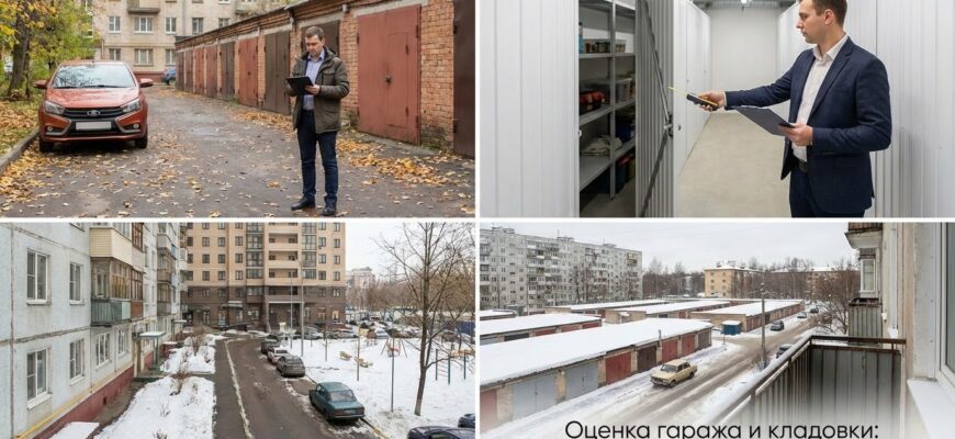 Оценка стоимости гаража и кладового помещения в Москве, определение рыночной цены недвижимости