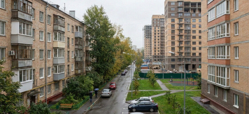 Оценка стоимости квартир в районах реновации Москвы: пятиэтажки и новостройки